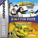 Madagascar Operation Penguin and Shrek 2 Nintendo Game Boy Advance