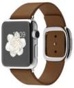 Apple Watch 38mm Stainless Steel Case with Brown Modern Buckle MJ3A2LL/A