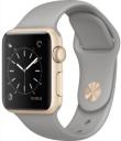 Apple Watch Series 1 Sport 38mm Gold Aluminum Case with Concrete Gray Sport Band MNNJ2LL/A