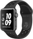 Apple Watch Series 3 Nike Plus 38mm Space Gray Aluminum Case with Anthracite Black Sport Band MQKY2LL/A GPS Only