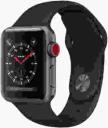 Apple Watch Series 3 38mm Space Gray Aluminum Case with Black Sport Band MQJP2LL/A GPS Cellular