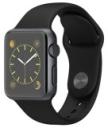 Apple Watch Sport 38mm Space Gray Aluminum Case with Black Sport Band MJ2X2LL/A
