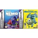 Finding Nemo and Monsters Inc Bundle Nintendo Game Boy Advance