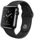 Apple Watch 38mm Space Black Stainless Steel Case with Black Sport Band MLCK2LL/A