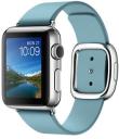 Apple Watch 38mm Stainless Steel Case with Blue Jay Modern Buckle MMF92LL/A