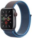 Apple Watch Series 5 40mm Space Gray Aluminum Case with Fabric Sport Loop GPS Cellular