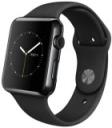 Apple Watch 42mm Space Black Stainless Steel Case with Black Sport Band MLC82LL/A
