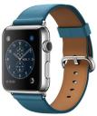 Apple Watch 42mm Stainless Steel Case with Marine Blue Classic Buckle MMFU2LL/A