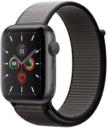 Apple Watch Series 5 44mm Space Gray Aluminum Case with Fabric Sport Loop GPS Only