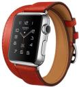 Apple Watch Hermes Double Tour 38mm Stainless Steel Case with Capucine Leather Band MLC22LL/A