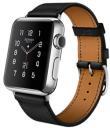 Apple Watch Hermes Single Tour 38mm Stainless Steel Case with Noir Leather Band MLCP2LL/A