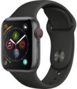 Apple Watch Series 4 40mm Space Gray Aluminum Case with Black Sport Band MTUG2LL/A GPS Cellular