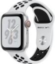 Apple Watch Series 4 Nike 40mm Silver Aluminum Case with Pure Platinum Black Sport Band MTV92LL/A GPS Cellular