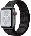 Apple Watch Series 4 Nike 40mm Space Gray Aluminum Case with Fabric Black Sport Loop MTX92LL/A GPS Cellular