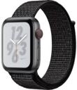 Apple Watch Series 4 Nike 44mm Space Gray Aluminum Case with Fabric Black Sport Loop MTXD2LL/A GPS Cellular