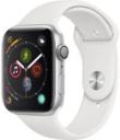Apple Watch Series 4 44mm Silver Aluminum Case with White Sport Band MU6A2LL/A GPS Only