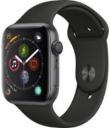 Apple Watch Series 4 44mm Space Gray Aluminum Case with Black Sport Band MU6D2LL/A GPS Only