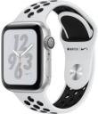 Apple Watch Series 4 Nike 40mm Silver Aluminum Case with Pure Platinum Black Sport Band MU6H2LL/A GPS Only