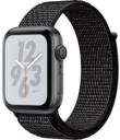 Apple Watch Series 4 Nike 44mm Space Gray Aluminum Case with Fabric Black Sport Loop MU7J2LL/A GPS Only