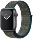 Apple Watch Series 5 Nike 40mm Space Gray Aluminum Case with Fabric Sport Loop GPS Cellular