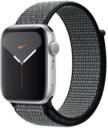 Apple Watch Series 5 Nike 44mm Silver Aluminum Case with Fabric Sport Loop GPS Only