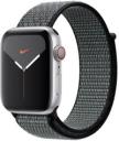 Apple Watch Series 5 Nike 44mm Silver Aluminum Case with Fabric Sport Loop GPS Cellular