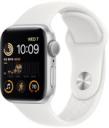 Apple Watch SE 2nd Gen 44mm Silver Aluminum Case with Apple OEM Band A2723 GPS Only