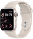 Apple Watch SE 2nd Gen 44mm Starlight Aluminum Case with Apple OEM Band A2723 GPS Only