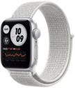 Apple Watch SE Nike 44mm Silver Aluminum Case with Nike Sport Loop A2352 GPS Only