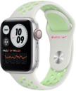 Apple Watch SE Nike 44mm Silver Aluminum Case with Nike Sport Band A2354 GPS Cellular