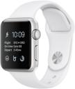 Apple Watch Series 1 Sport 38mm Silver Aluminum Case with White Sport Band MNNG2LL/A