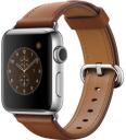 Apple Watch Series 2 38mm Stainless Steel Case with Saddle Brown Classic Buckle MNP72LL/A