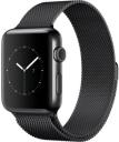 Apple Watch Series 2 42mm Space Black Stainless Steel Case with Space Black Milanese Loop MNQ12LL/A