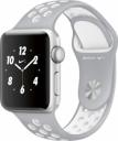 Apple Watch Series 2 Nike Plus 38mm Silver Aluminum Case with Flat Silver White Nike Sport Band MNNQ2LL/A