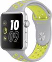 Apple Watch Series 2 Nike Plus 42mm Silver Aluminum Case with Flat Silver Volt Nike Sport Band MNYQ2LL/A