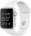 Apple Watch Series 2 Sport 38mm Silver Aluminum Case with White Sport Band MNNW2LL/A