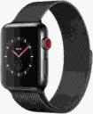 Apple Watch Series 3 42mm Space Black Stainless Steel Case with Space Black Milanese Loop MR1L2LL/A GPS Cellular