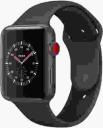 Apple Watch Edition Series 3 42mm Gray Ceramic Case with Gray Black Sport Band MQKE2LL/A GPS Cellular