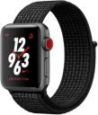 Apple Watch Series 3 Nike Plus 38mm Space Gray Aluminum Case with Black Pure Platinum Sport Loop MQL82LL/A GPS Cellular