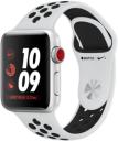 Apple Watch Series 3 Nike Plus 38mm Silver Aluminum Case with Pure Platinum Black Sport Band MQL52LL/A GPS Cellular