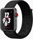 Apple Watch Series 3 Nike Plus 42mm Space Gray Aluminum Case with Black Pure Platinum Sport Loop MQLF2LL/A GPS Cellular