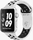 Apple Watch Series 3 Nike Plus 42mm Silver Aluminum Case with Pure Platinum Black Sport Band MQL32LL/A GPS Only