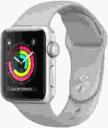 Apple Watch Series 3 38mm Silver Aluminum Case with Fog Sport Band MQKU2LL/A GPS Only