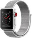 Apple Watch Series 3 38mm Silver Aluminum Case with Seashell Sport Loop MQJR2LL/A GPS Cellular