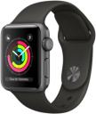 Apple Watch Series 3 38mm Space Gray Aluminum Case with Gray Sport Band MR352LL/A GPS Only