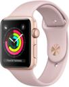 Apple Watch Series 3 42mm Gold Aluminum Case with Pink Sand Sport Band MQL22LL/A GPS Only
