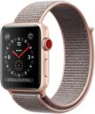 Apple Watch Series 3 42mm Gold Aluminum Case with Pink Sand Sport Loop MQK72LL/A GPS Cellular