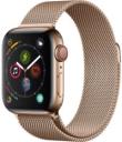 Apple Watch Series 4 40mm Gold Stainless Steel Case with Gold Milanese Loop MTUT2LL/A GPS Cellular