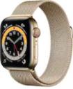 Apple Watch Series 6 44mm Gold Stainless Steel Case with Milanese Loop A2294 GPS Cellular