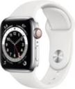 Apple Watch Series 6 44mm Silver Stainless Steel Case with Apple OEM Band A2294 GPS Cellular